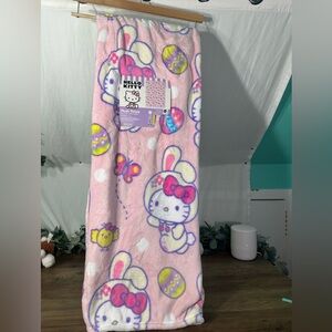Hello Kitty Easter Bunny Throw